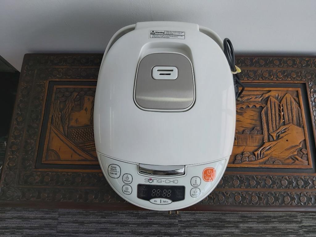 Song Cho SR-FD50D 1.8L Stainless Steel Digital Rice Cooker, TV & Home ...