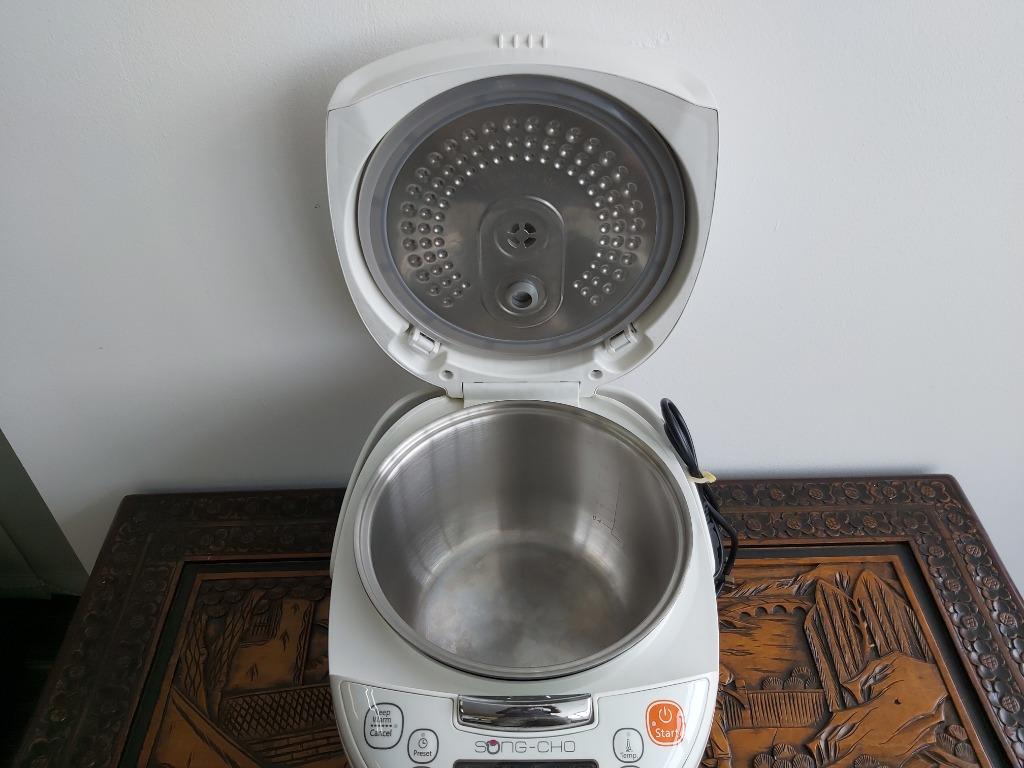 Song Cho SR-FD50D 1.8L Stainless Steel Digital Rice Cooker, TV & Home ...