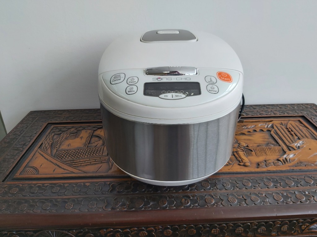 Song Cho SR-FD50D 1.8L Stainless Steel Digital Rice Cooker, TV & Home ...