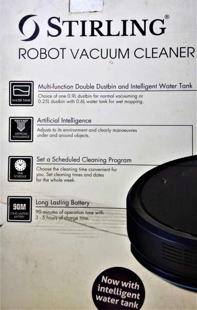 Stirling robot vacuum, TV & Home Appliances, Vacuum Cleaner