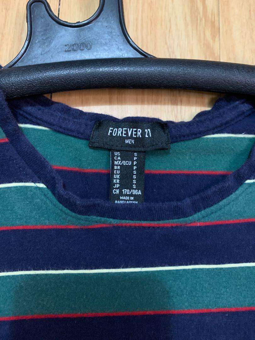 Striped Tee Forever 21 21MEN (Category: Tshirts & Polo Shirts ) located in Paranaque City. Submitted by chippycoco (Listing ID 1114598765, Image 2). Description: Small - Medium Sf at buyers expense.