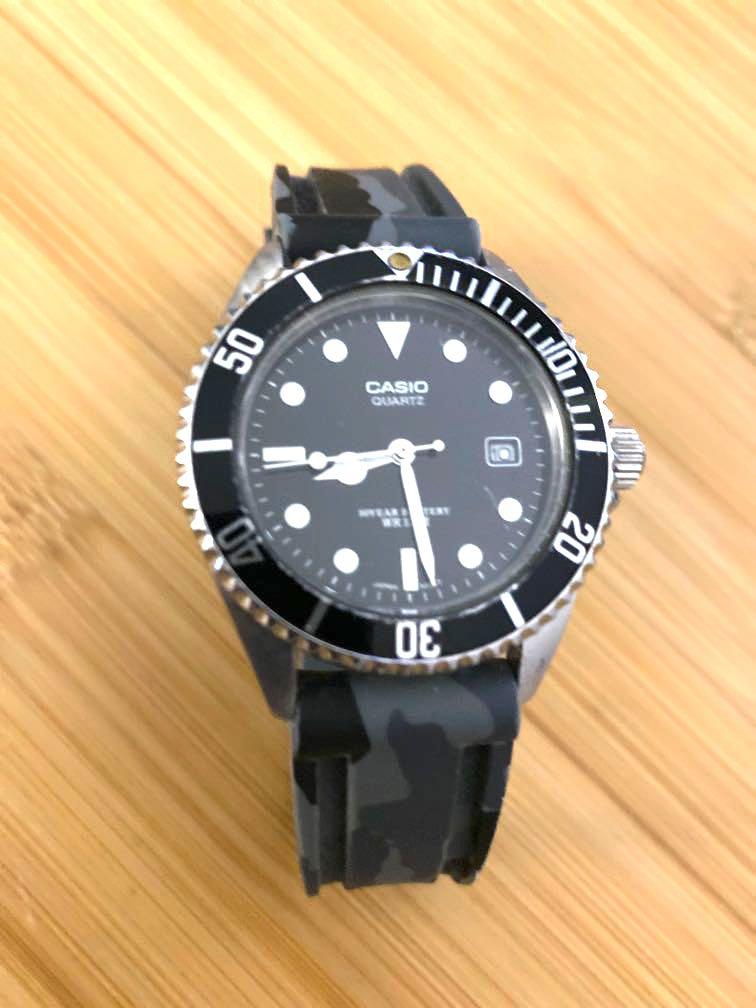 Casio submariner watch top