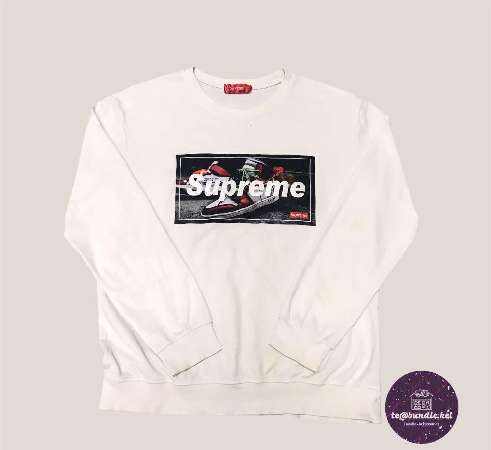 CLEARANCE SALE Supreme Sweatshirt Men s Fashion Tops Sets Tshirts Polo Shirts on Carousell