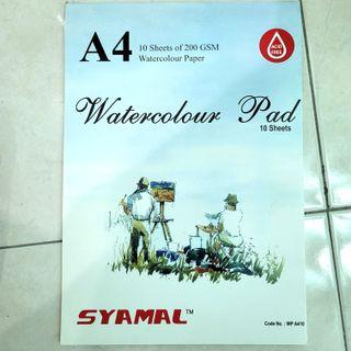 Syamal watercolour pad 10 sheets of 200gsm