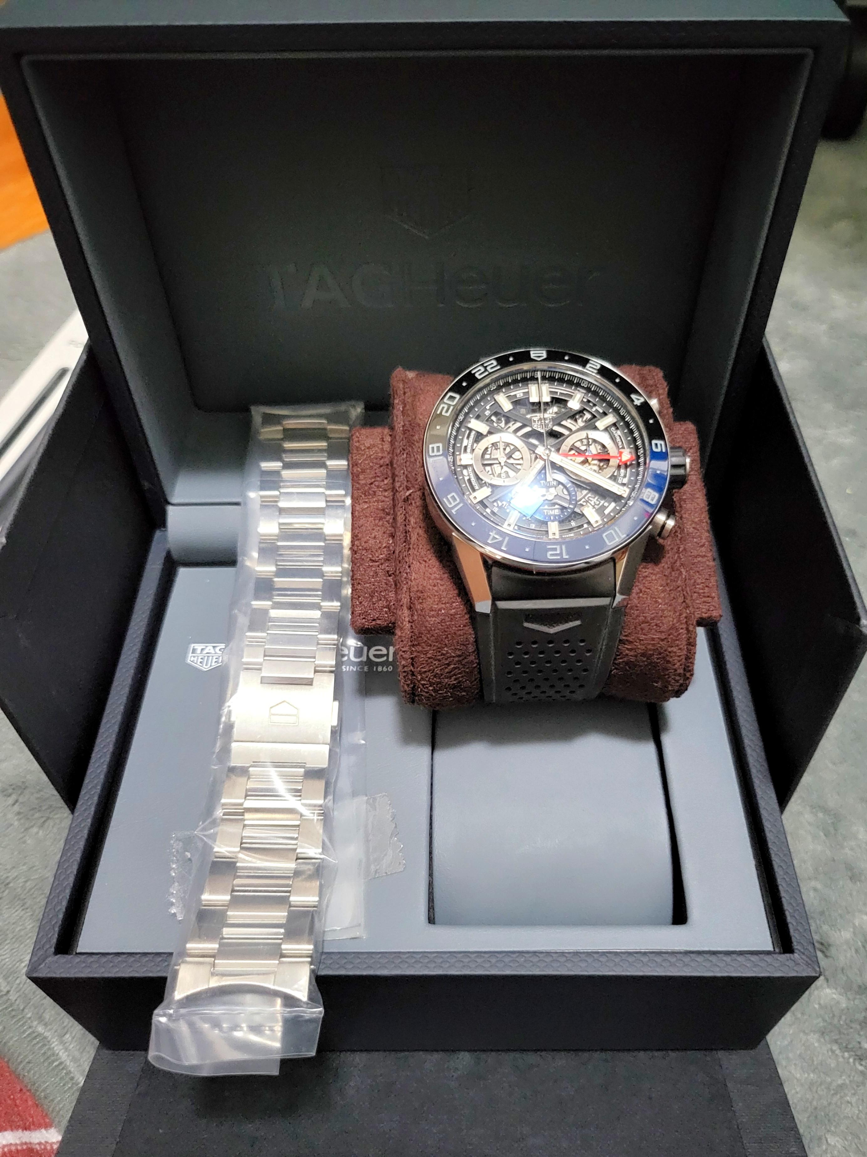 Tag Heuer Carrera Calibre Heuer 02 Gmt Luxury Watches On Carousell<script async src=