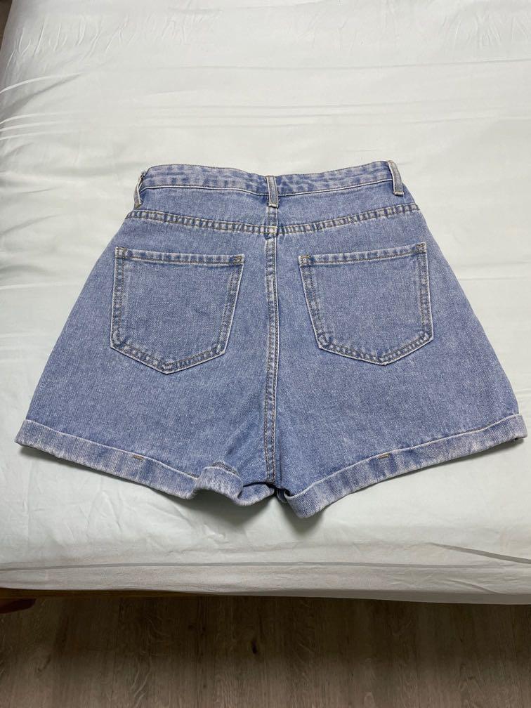 The Tinsel Rack Kody Denim Shorts (S), Women's Fashion, Bottoms, Shorts