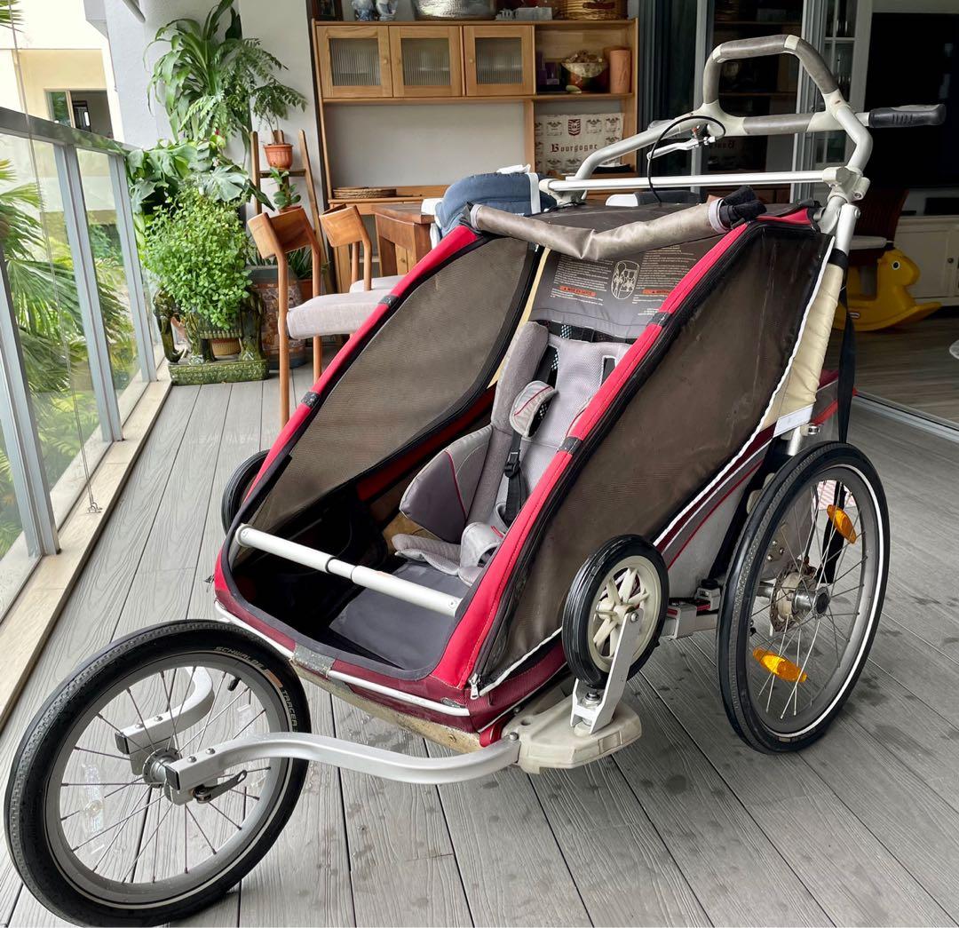 Thule Chariot Cross 2 Jogger Stroller with accessories discontinued model