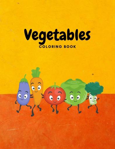 Vegetables Coloring Book, Hobbies & Toys, Books & Magazines ...
