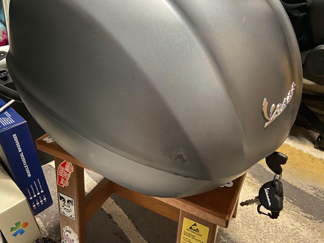 Vespa Rear Box Original Vespa sprint rear box and rack, Motorcycles, Motorcycle ...