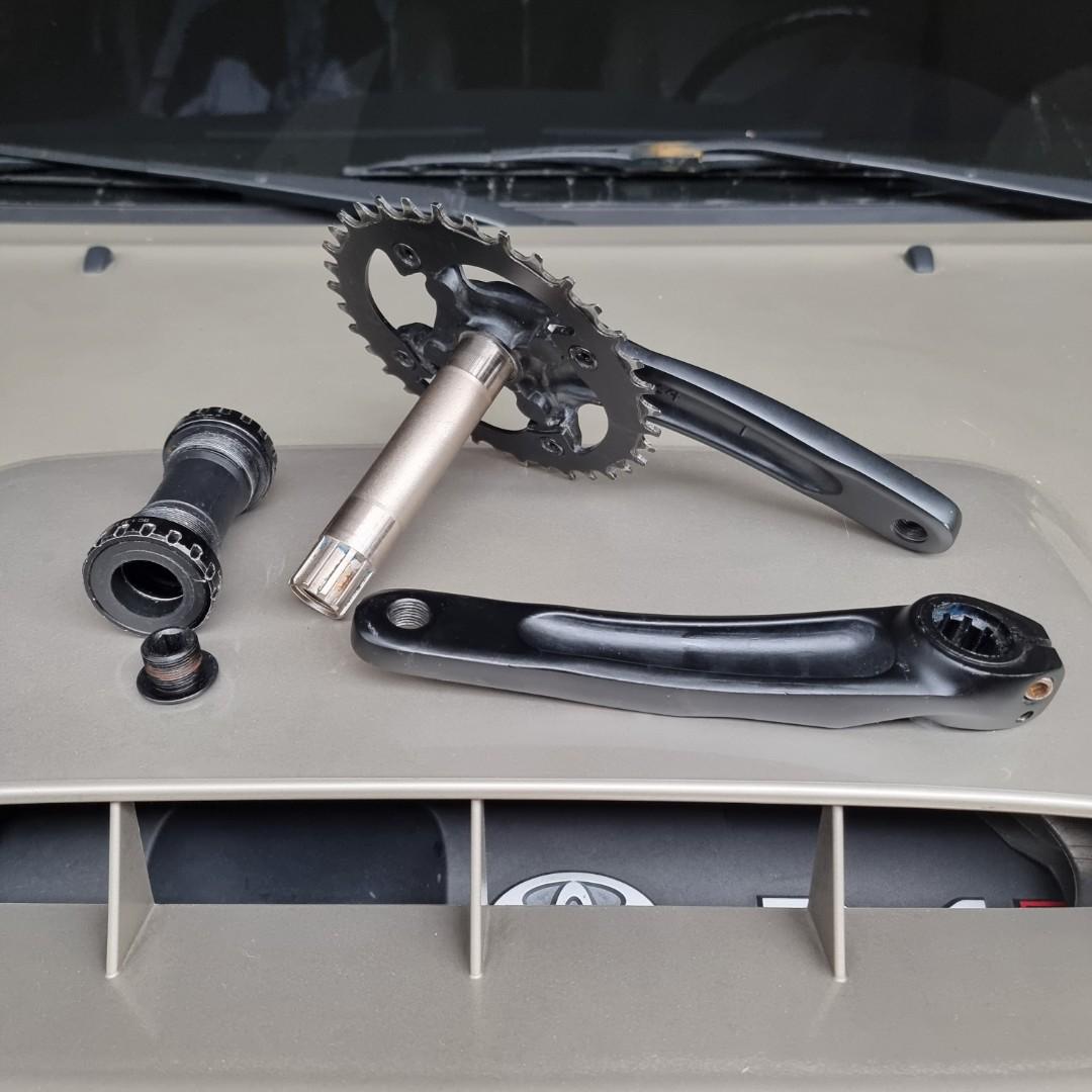 Weapon Hammer Crankset 36T 175mm, Sports Equipment, Bicycles & Parts