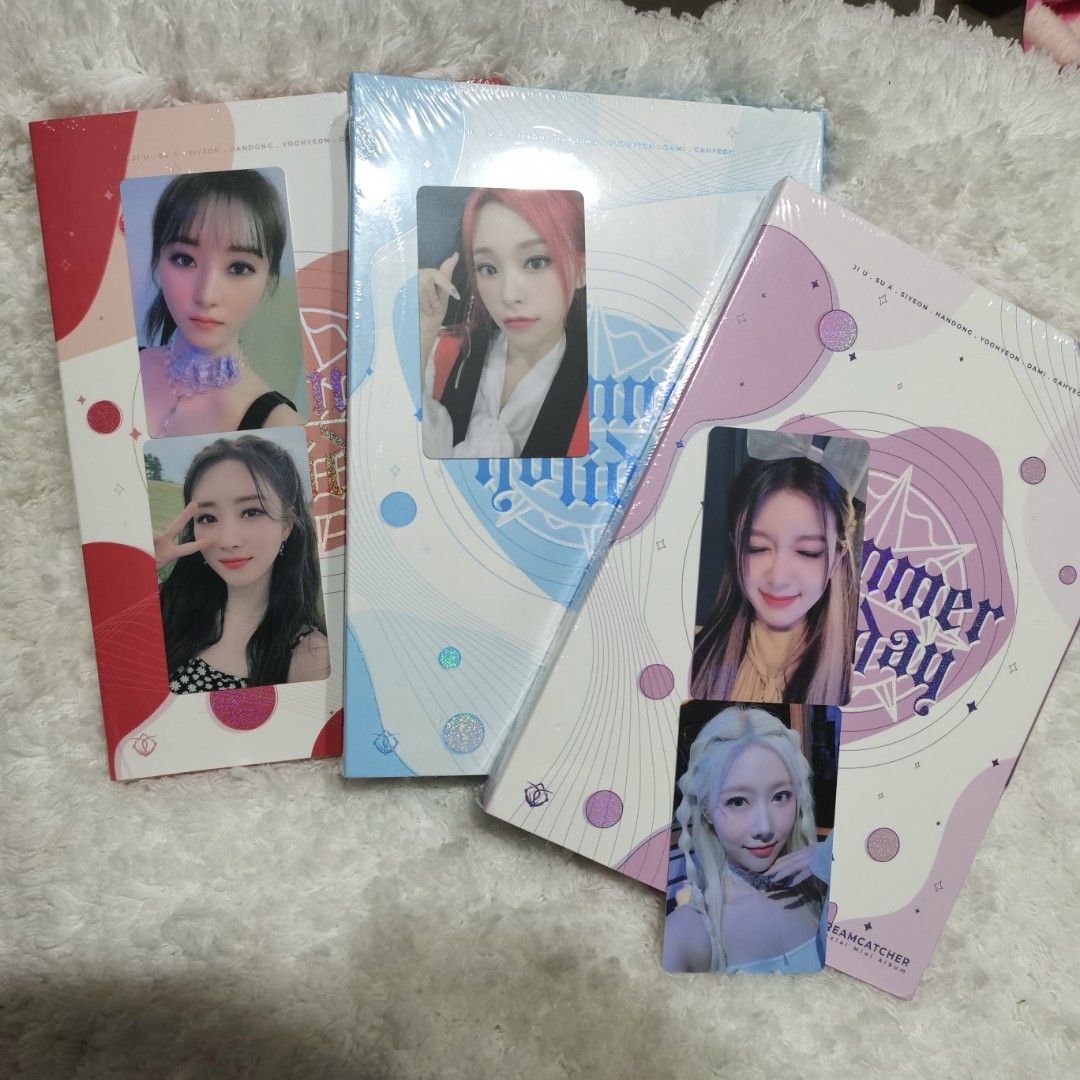 [WTS] Dreamcatcher Special Album: Summer Holiday Lucky Draw Event Soundwave  u0026 M2U Official PVC Photocards with receipt (for those buy with sealed ...