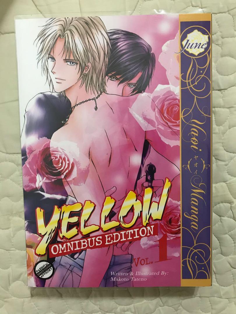 Yellow Omnibus Edition Volume 1 and 2 Yaoi Manga English