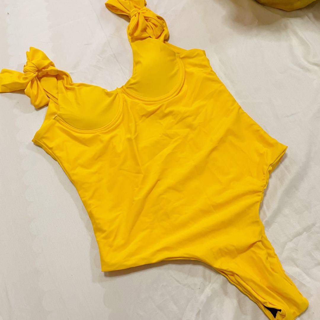 Zaful yellow one piece new arrivals