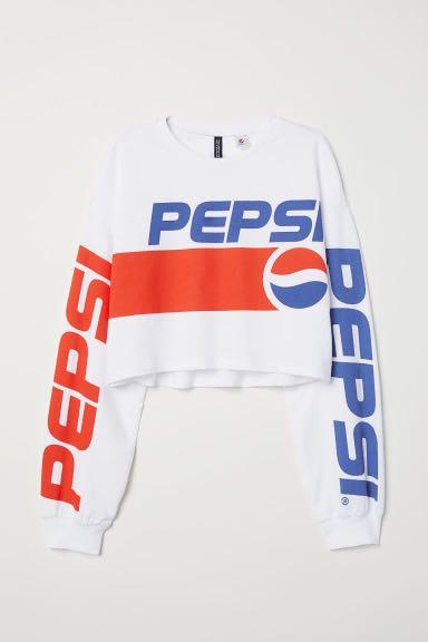 White pepsi sweatshirt hotsell