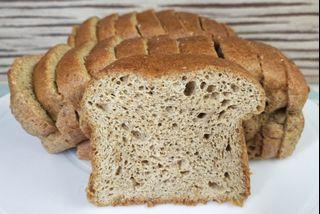 2 Loaves Flourless Keto Bread | Organic Golden Flaxseed | Net carbs 0.48g