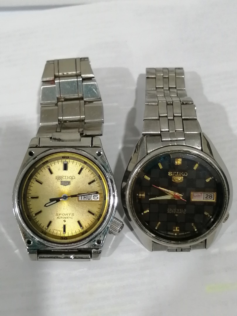 2pcs Seiko Watches Not Working 6309, Men's Fashion, Watches & Accessories,  Watches on Carousell