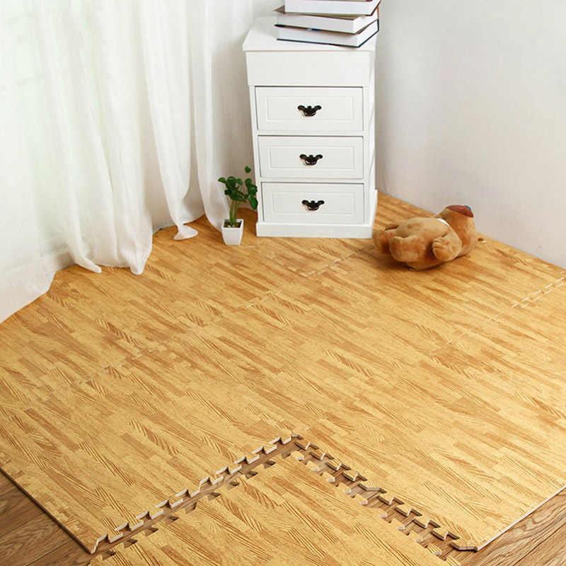 4PCS 60X60 PUZZLE MAT FOAM LIGHT WOOD COLOR Furniture Home