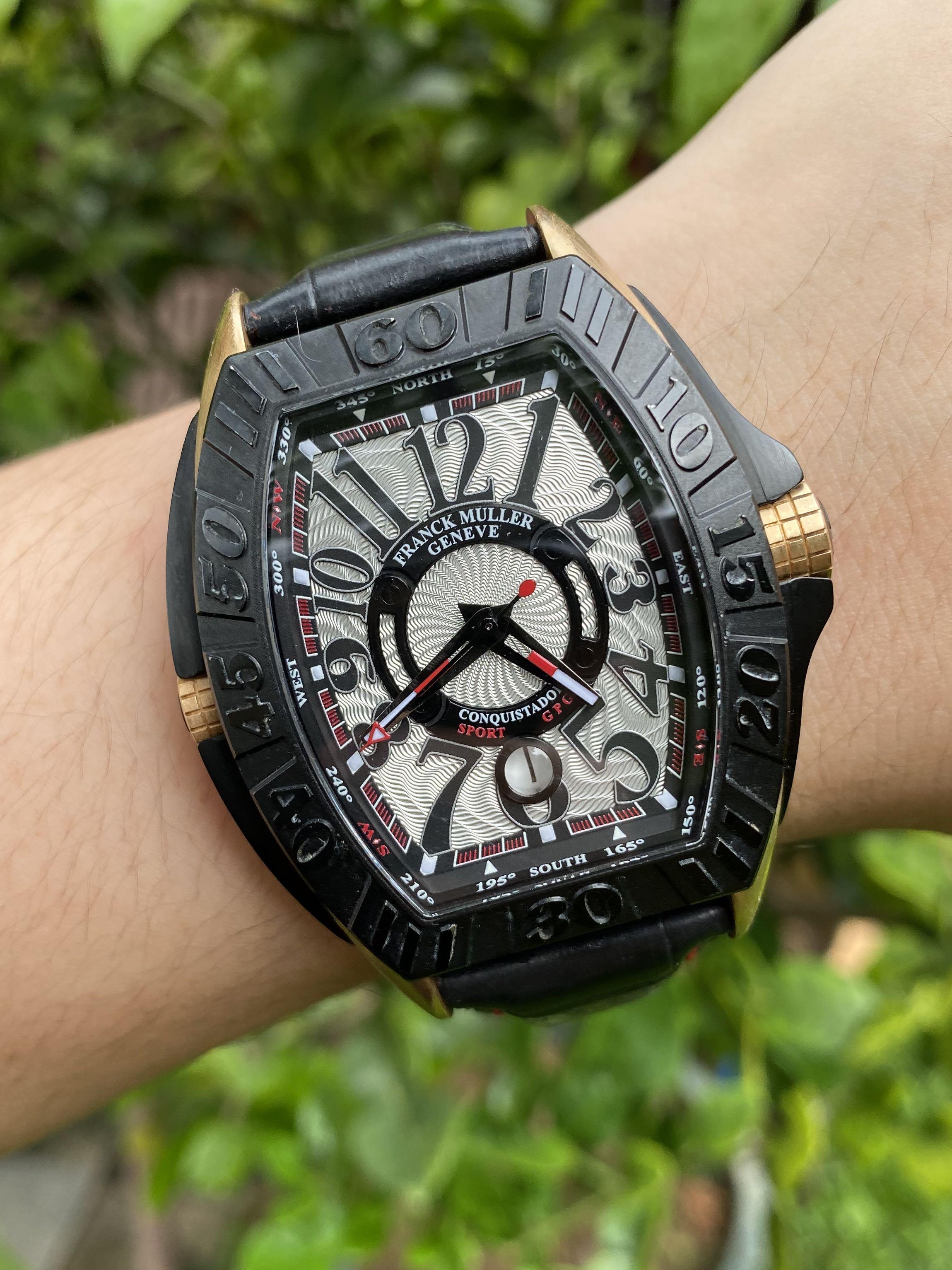 CHEAP Franck Muller Conquistador Grand Prix 8900 Solid Gold frank