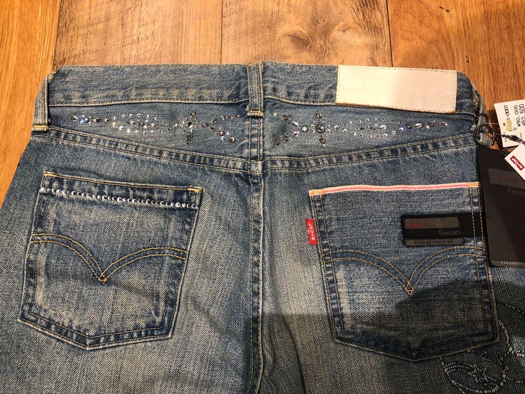 借位一放日本製🇯🇵🇯🇵🇯🇵 Levi's fenom fragment 水鑽FM321-0001