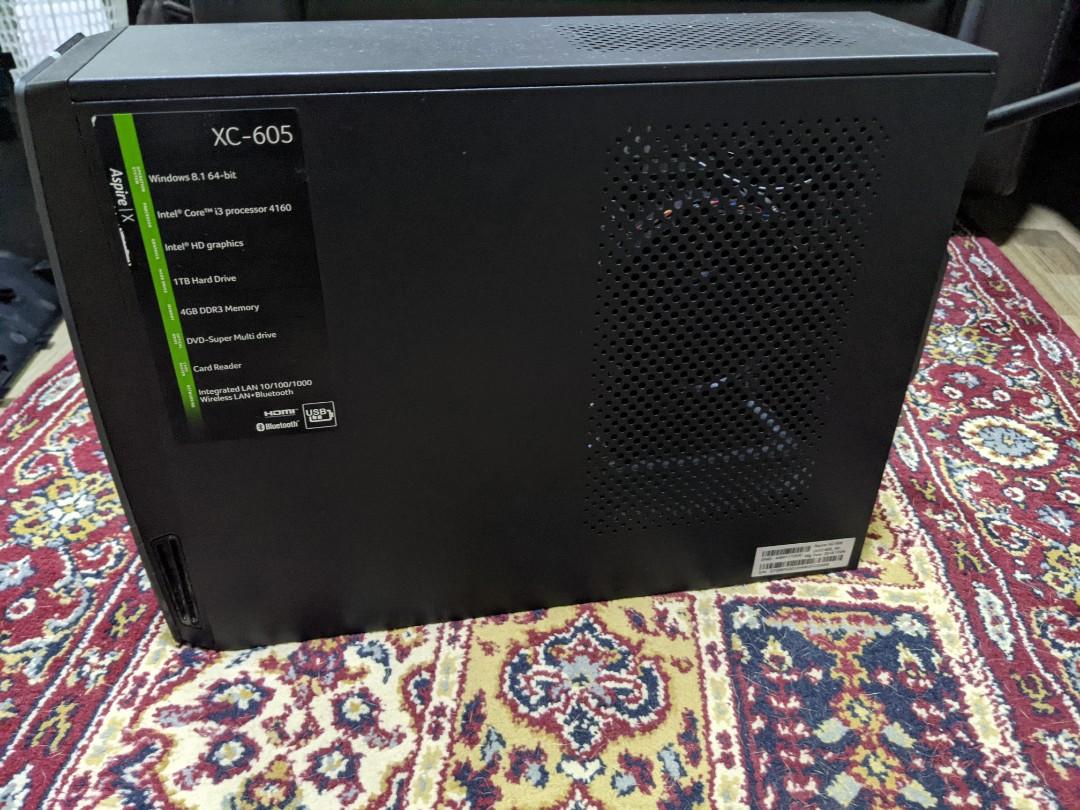 ACER ASPIRE XC-605 DESKTOP, Computers Tech, Desktops on Carousell