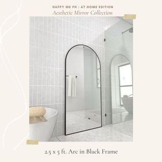 Aesthetic Full Body Mirror w/ FREE Wood Stopper (Customizable/Pre-order) by Happy Me PH