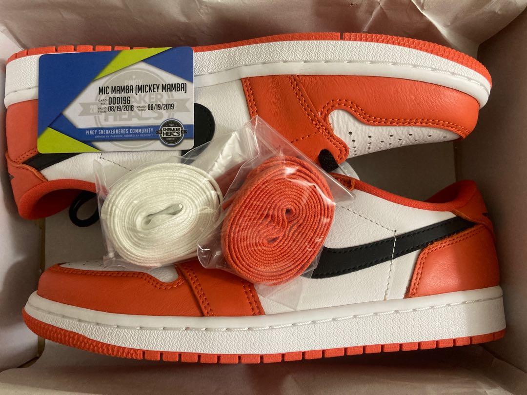 Air Jordan 1 Low Og Shattered Backboard Size 8 Us Men S Fashion Footwear Sneakers On Carousell