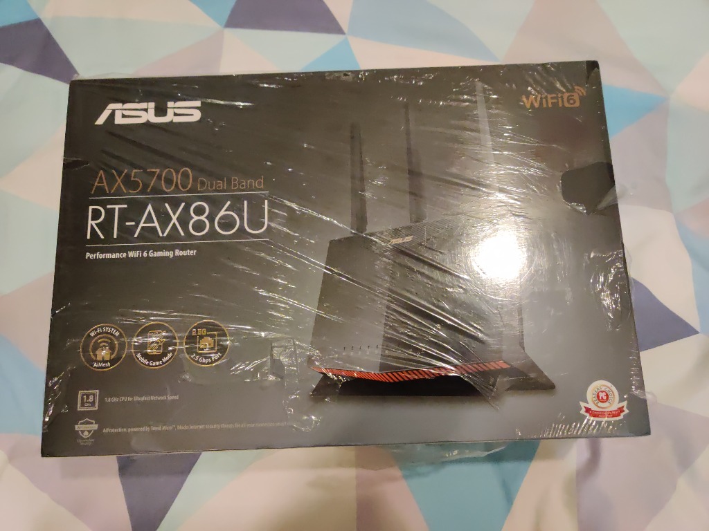 Asus Dual Band AX5700 RT-AX86U Router, Computers & Tech, Parts ...