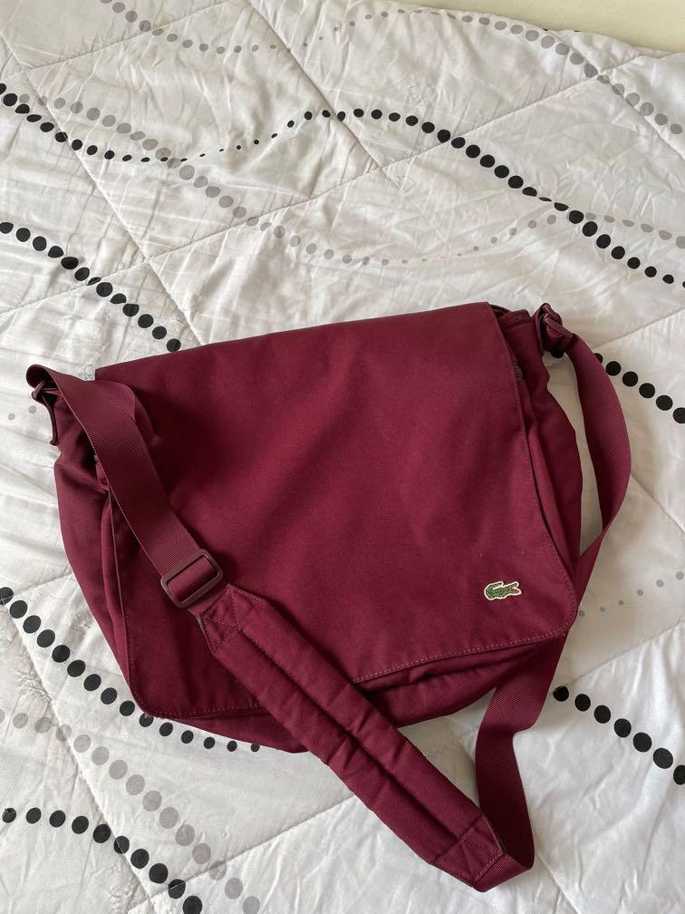 Maroon messenger bag Clearance