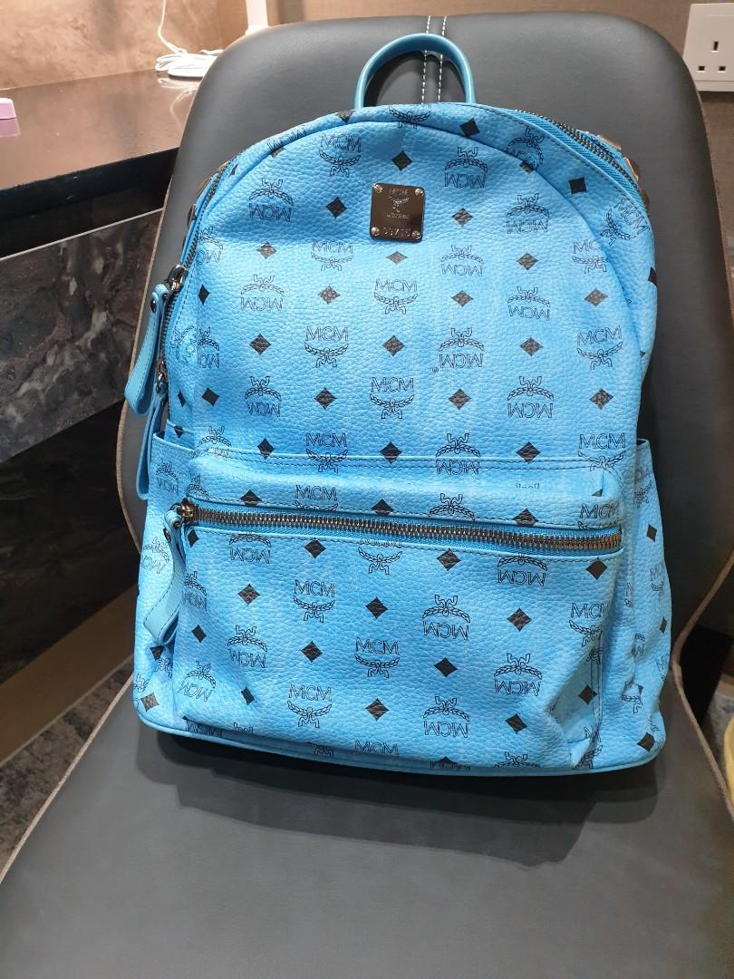 Mcm backpack baby blue shop