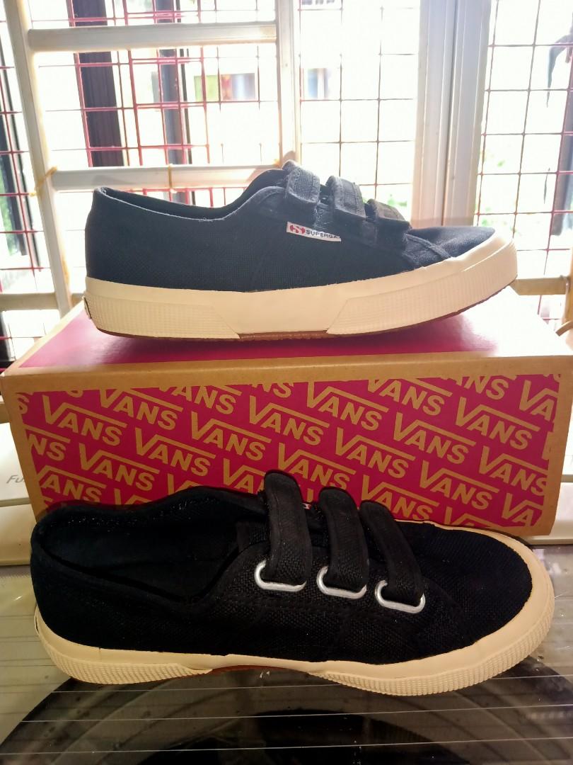 Superga strap black online