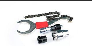 Bicycle tool center axle wrench freewheel repair tool disassemble tool