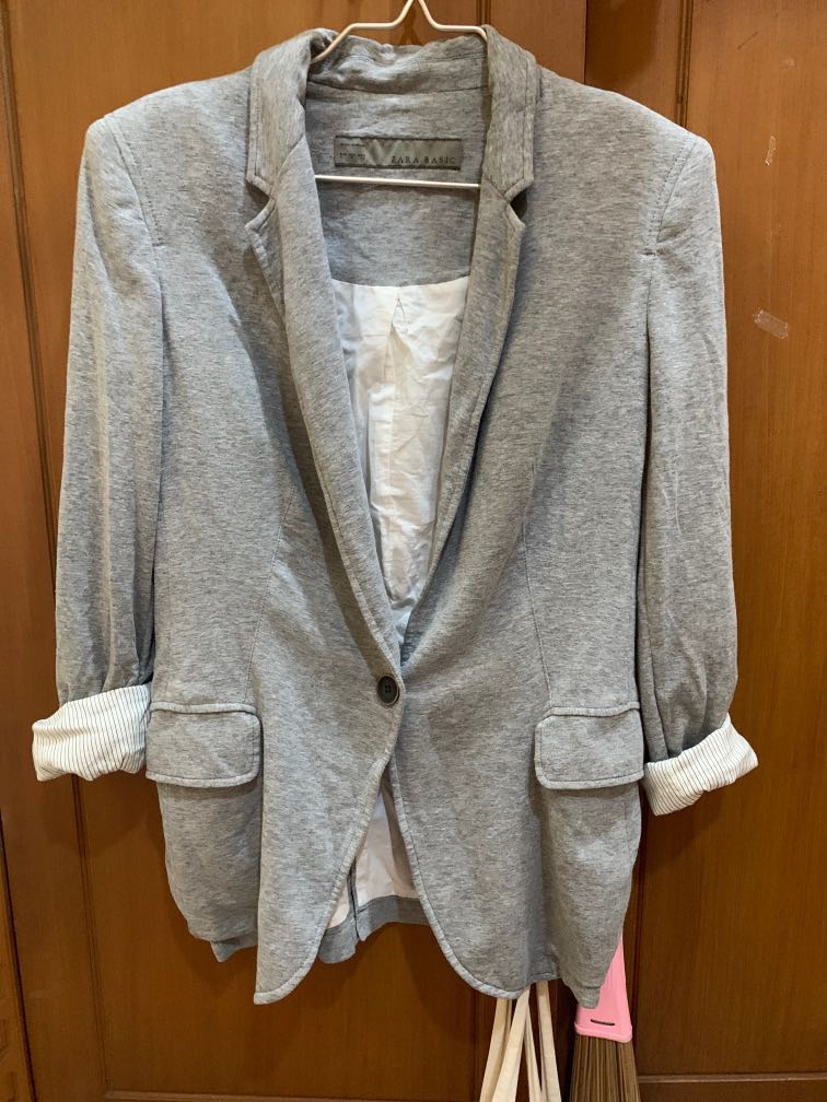 sweatshirt blazer zara