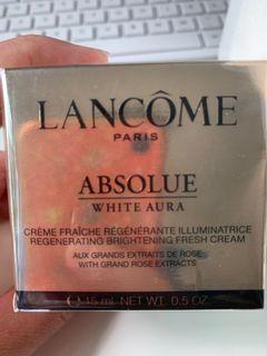 BNIB Lancome Absolue White Aura Regenerating Brightening Fresh Cream 15ml