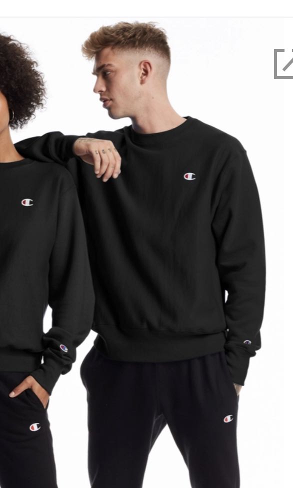 Champion sweater black store