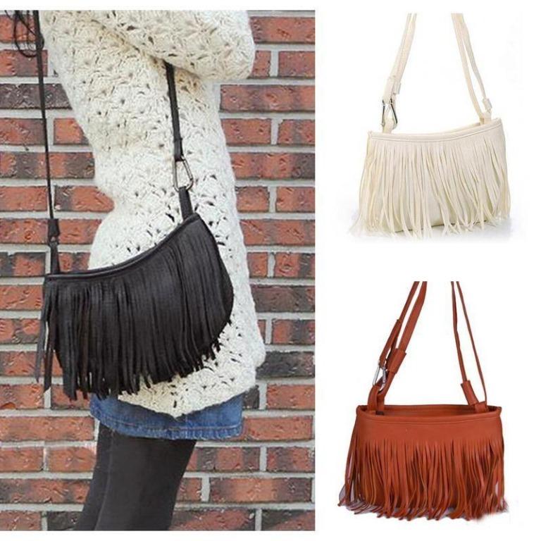 Fringe discount sling bag