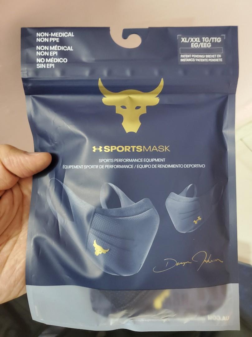 Brand New | Under Armour Project Rock Dwayne Johnson Edition Sports Mask  Reusable 口罩, 運動產品, 其他運動配件- Carousell