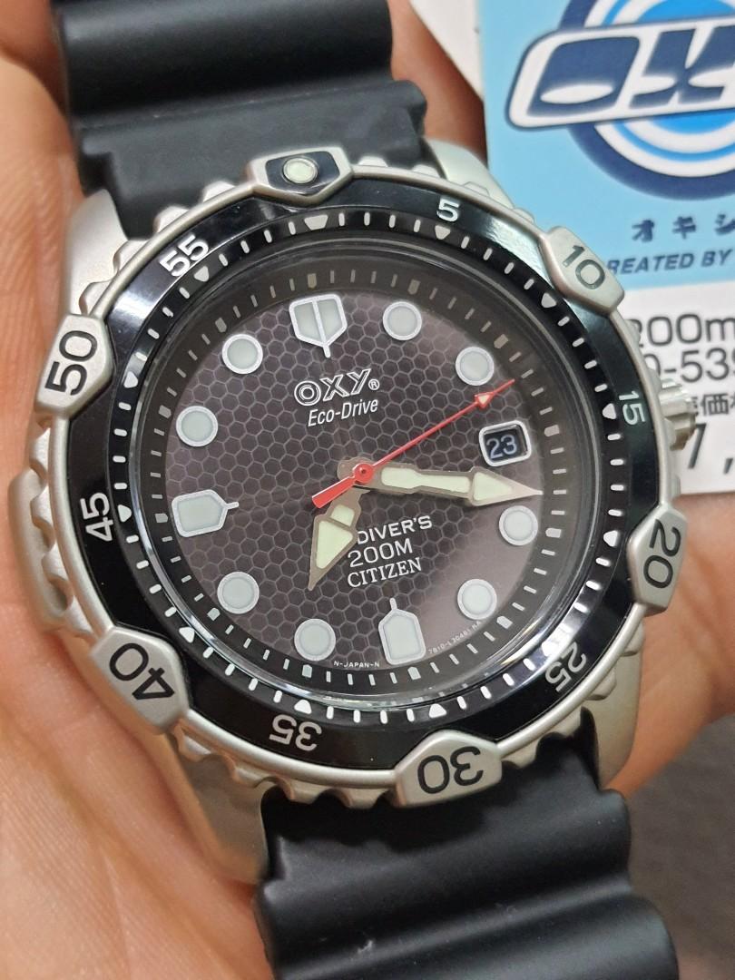 BRAND NEW. Citizen Eco Drive Eco Drive 200M OXY dive watch. Rare