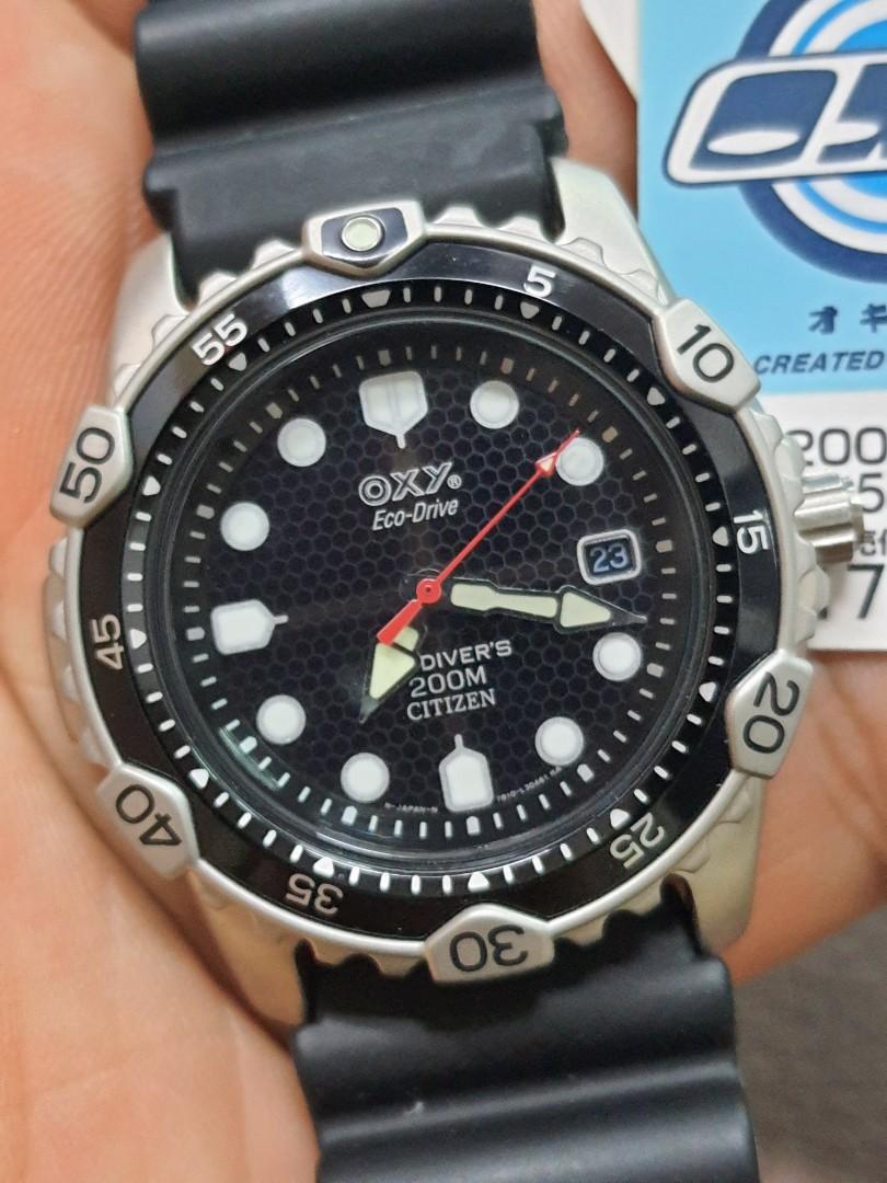 Citizen eco drive store divers 200m manual