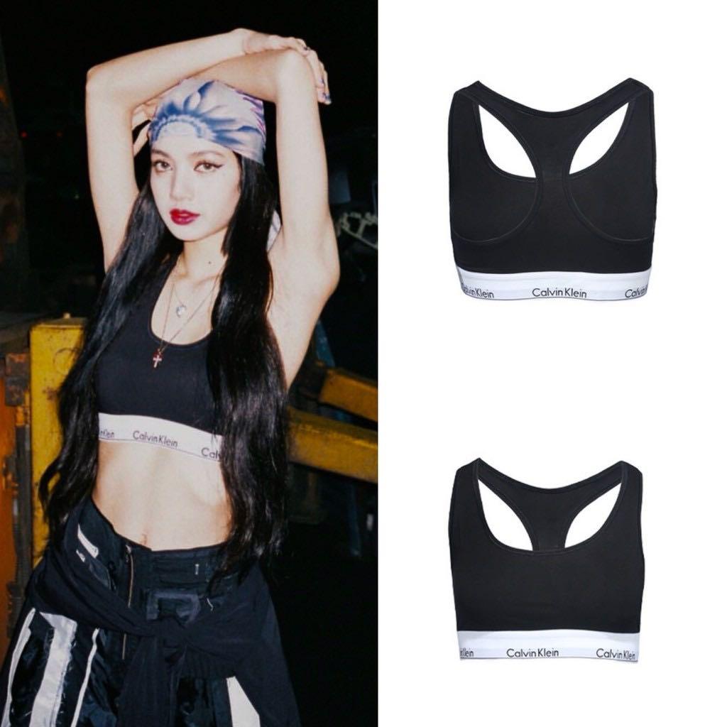 Calvin Klein sports bra with padding, Women's Fashion, Tops, Other Tops on  Carousell