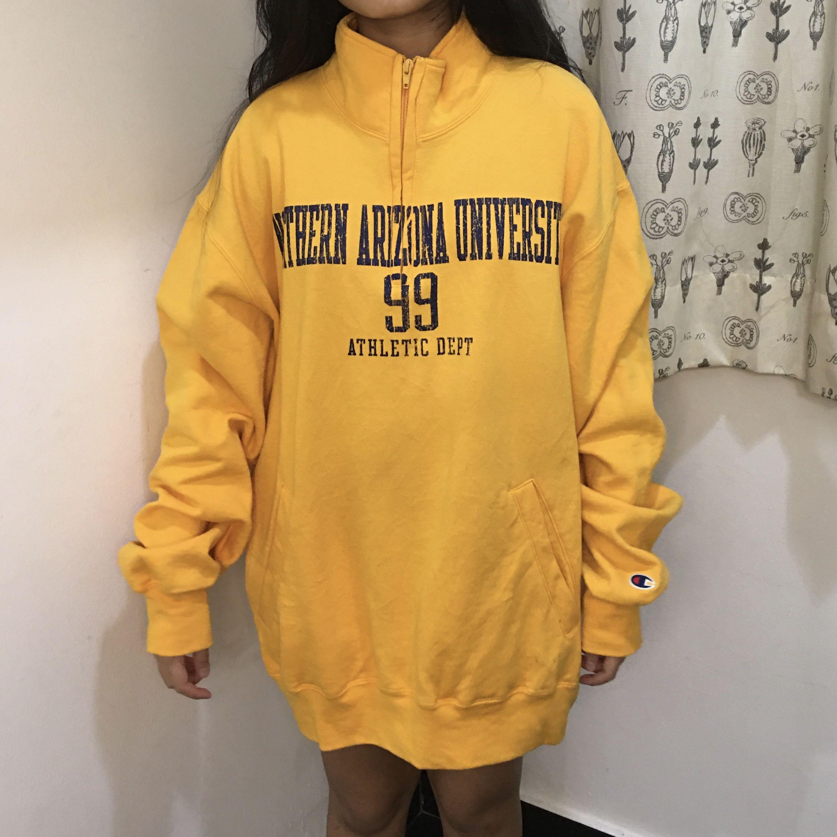 Women's champion yellow sale hoodie