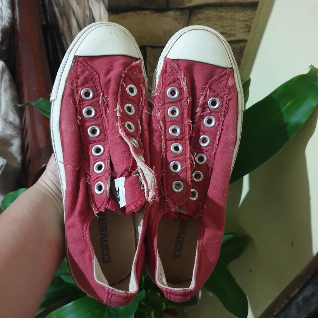 Converse slip on women s 6.5 Women s Fashion Footwear Sneakers on Carousell