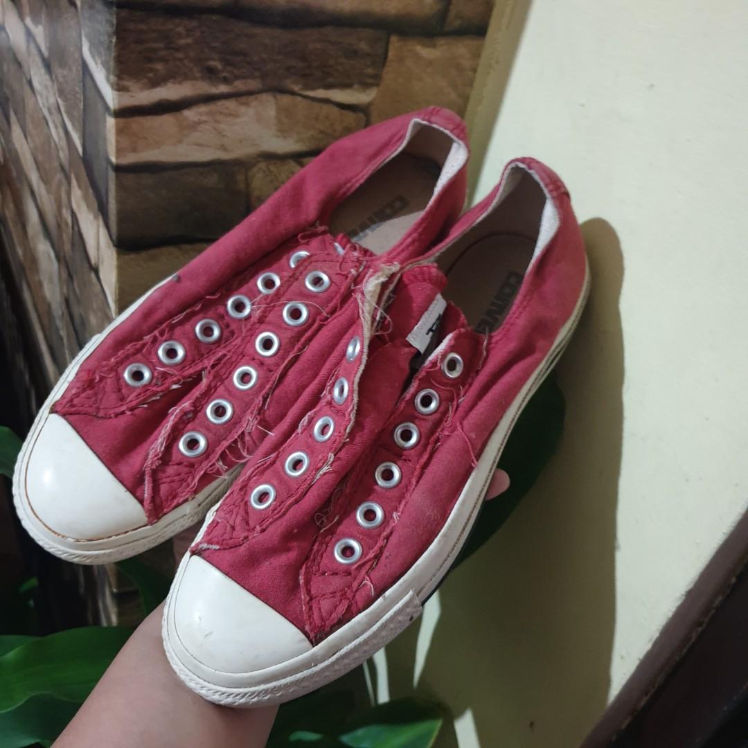 Converse slip on women s 6.5 Women s Fashion Footwear Sneakers on Carousell