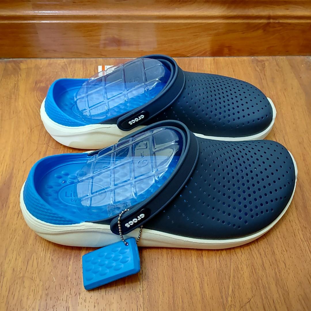 Crocs - Literide (Blue), Men's Fashion, Footwear, Slippers & Slides on ...