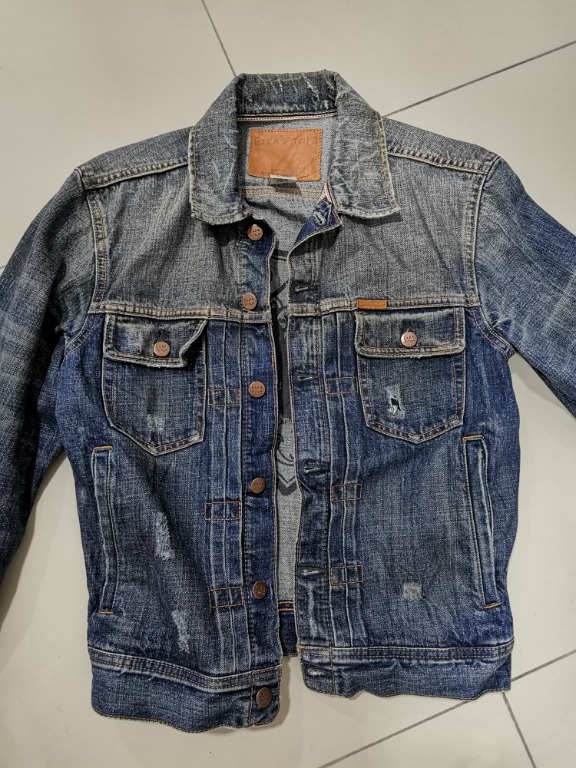 Ezra Fitch by Abercrombie Fitch selvedge denim jacket Men s