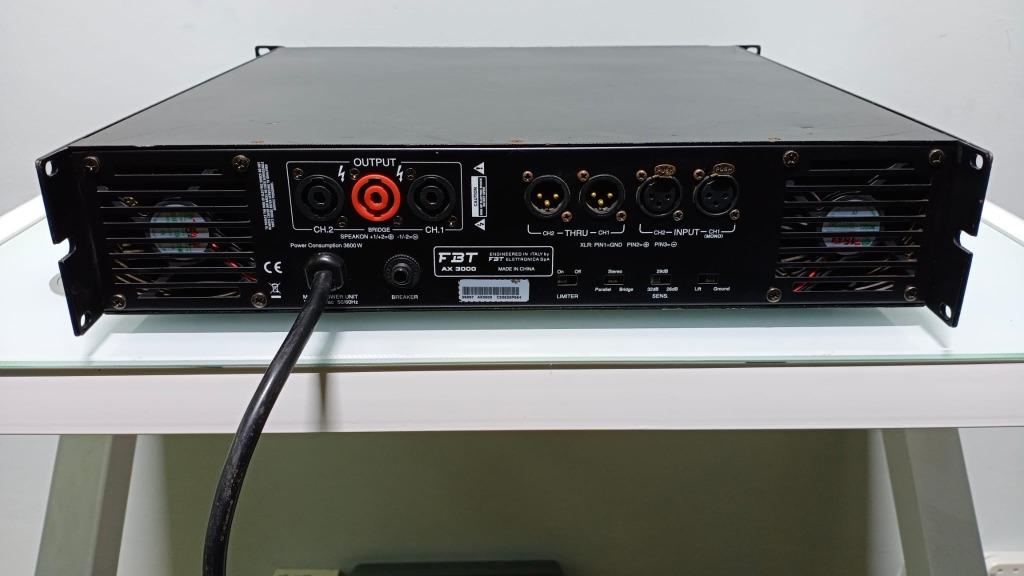 FBT AX3000 Amplifier, Audio, Soundbars, Speakers & Amplifiers on Carousell