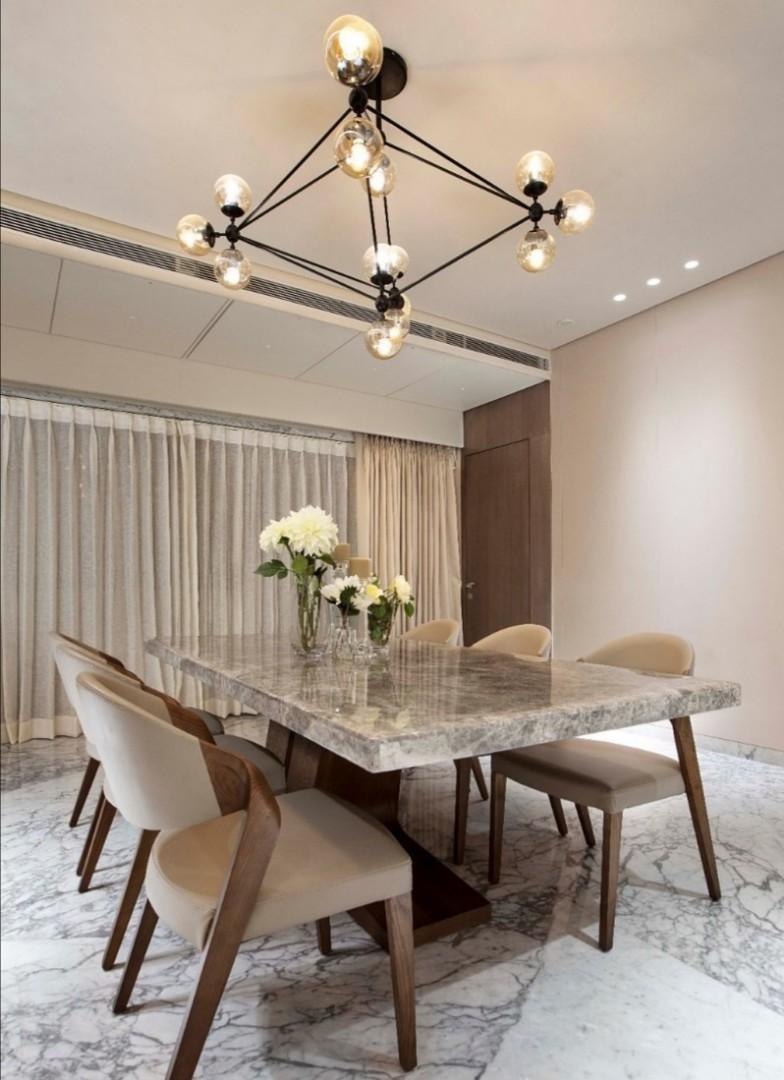 Solid granite dining table sale