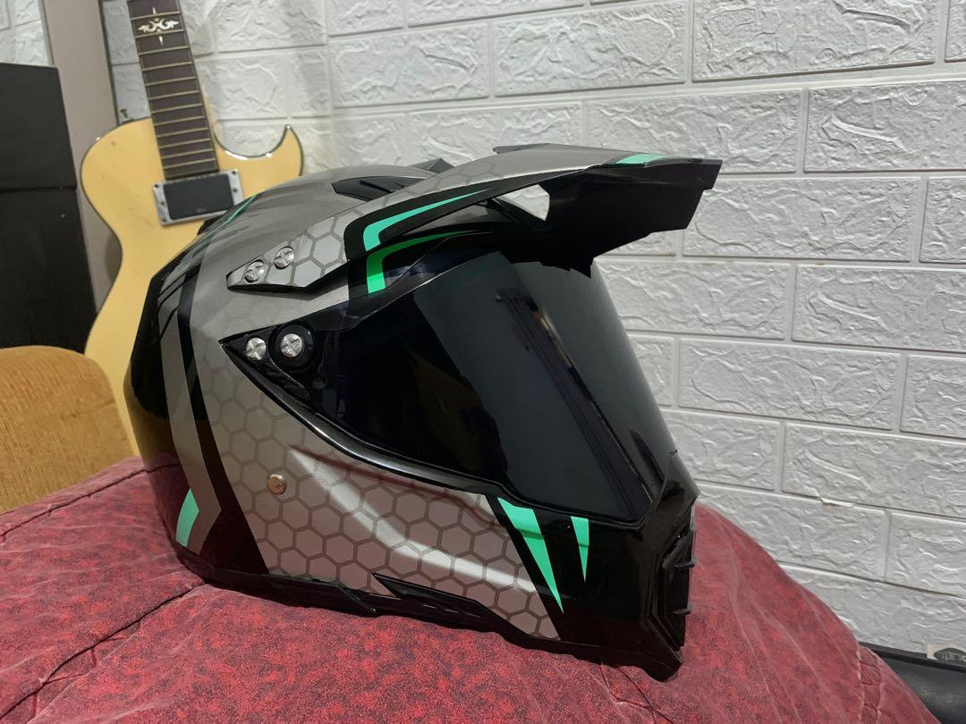 Helm Agv AX8 supermoto motocross AGV AX8 crf klx wr155 Motor di