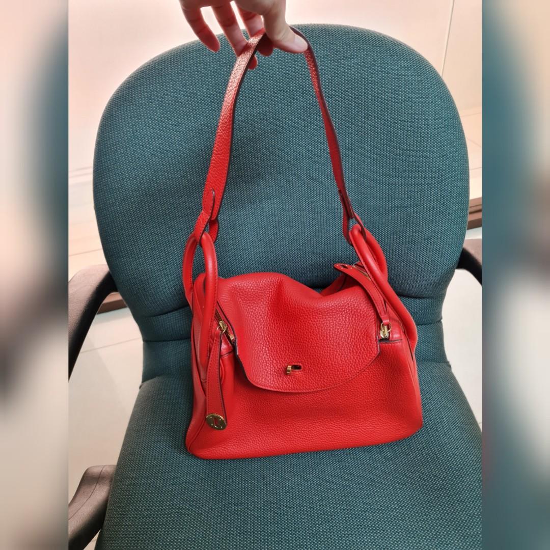 hermes lindy red
