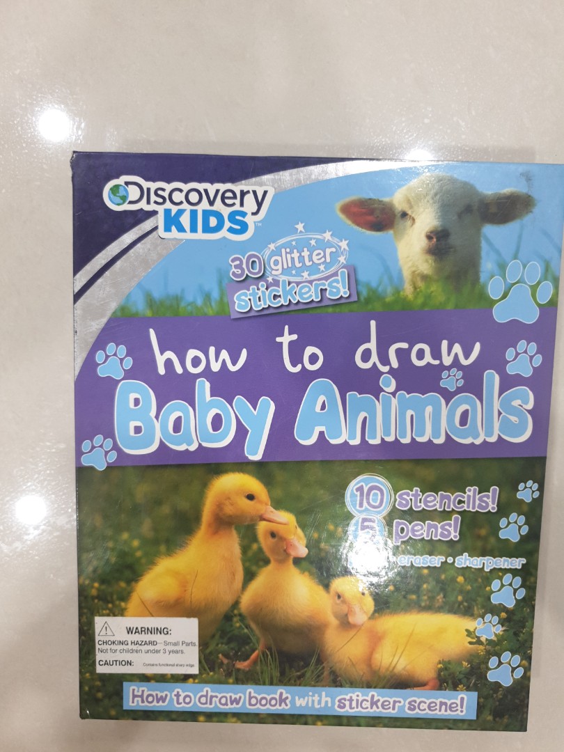 How to draw baby animals, Hobbies & Toys, Books & Magazines, Children's