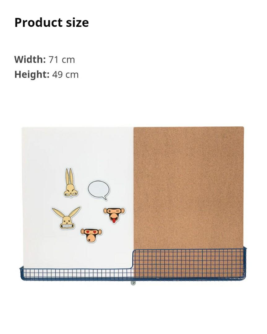 Ikea Notice Board, Furniture & Home Living, Home Improvement
